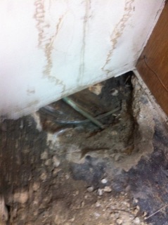 Extensive Bathroom Flooring Damage